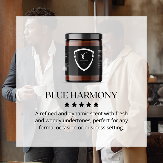 Blue Harmony | A Sophisticated Fresh & Woody Fragrance for Every Occasion