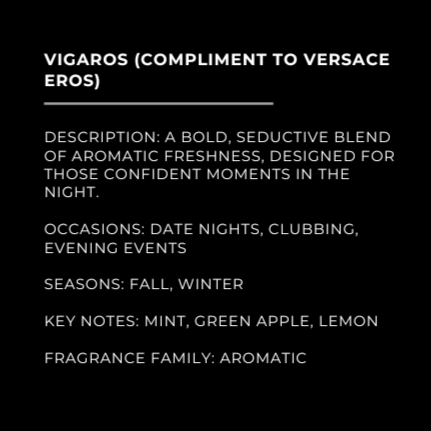 Vigaros | A Bold and Seductive Aromatic Fragrance