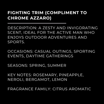 Fighting Trim | A Zesty and Energizing Citrus Fragrance